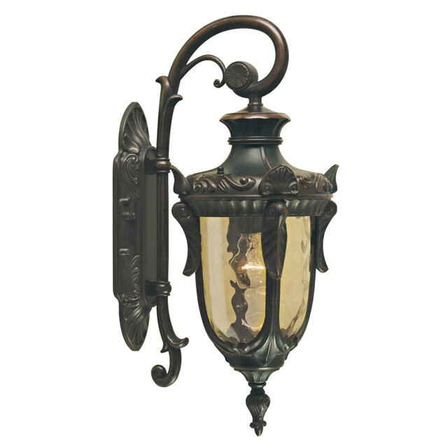 Philadelphia 1 Light Outdoor Medium Wall Lantern Light Old Bronze IP44, E27 - image 1