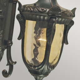 Philadelphia 1 Light Outdoor Medium Wall Lantern Light Old Bronze IP44, E27 - thumbnail 5