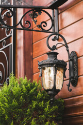 Philadelphia 1 Light Outdoor Medium Wall Lantern Light Old Bronze IP44, E27 - thumbnail 2