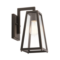 Kichler Delison Outdoor Wall Lantern Rubbed Bronze, IP44 - thumbnail 1