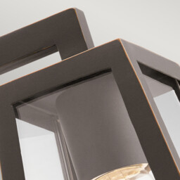 Kichler Delison Outdoor Wall Lantern Rubbed Bronze, IP44 - thumbnail 2