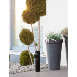 Aduro Outdoor Pedestal Light Black Aluminium LED 7.6W 460Lm 3000K IP54 - thumbnail 2