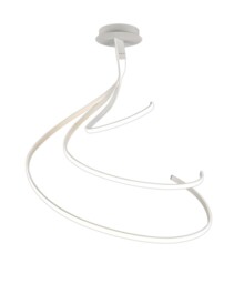 Nur XL Semi Flush Ceiling 80W LED 3000K, 6200lm, Dimmable White, Frosted Acrylic