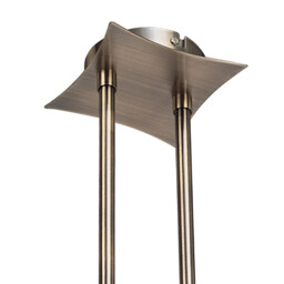 Rosa Del Desierto Telescopic Linear Pendant Line 4 Light G9, Antique Brass - thumbnail 3
