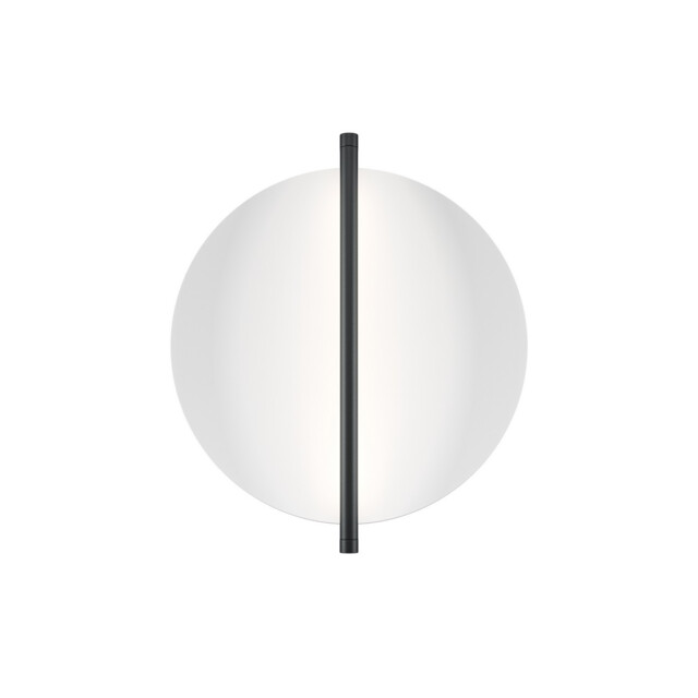 Mira Modern Integrated LED Wall Lamp Black 3000K 200lm White Shade - image 1