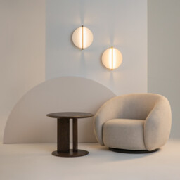 Mira Modern Integrated LED Wall Lamp Black 3000K 200lm White Shade - thumbnail 3