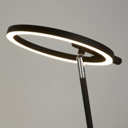 Space LED Table Lamp, Black Metal - thumbnail 3