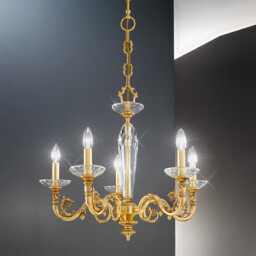 Contarini Multi Arm Chandeliers 5 Light French Gold - thumbnail 2