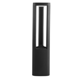Michigan LED Outdoor Short Aluminium Bollard Light Grey IP54 - thumbnail 2