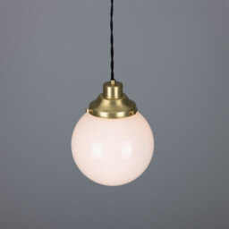 Gentry 20cm Globe Pendant, Satin Brass - thumbnail 3