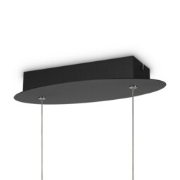 Maytoni Curve Modern Integrated LED Pendant Ceiling Light Black 4000K - thumbnail 5