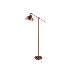 Macbeth 1 Light Floor Lamp Copper, E27 - thumbnail 2