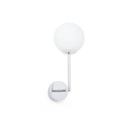 Lago Bathroom Globe Wall Lamp Chrome 1x g9 IP44 - thumbnail 1