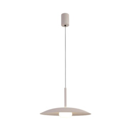 Lidia 40cm Rise And Fall Pendant, 12W LED, 3000K, 1500lm, White, 3yrs Warranty - thumbnail 5