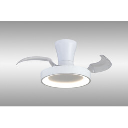 Niseko Fan XS 33cm 25W LED Dimmable Ceiling Light With 25W DC Fan, 2700-5000K Remote Control, 2500lm, White - thumbnail 2