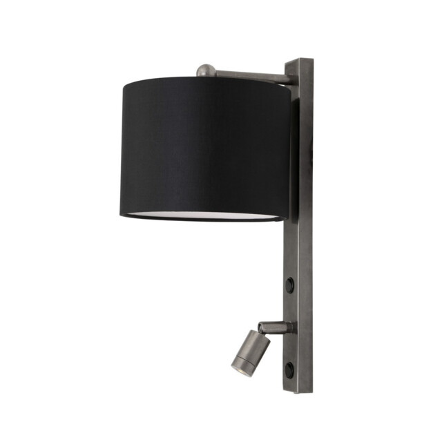 Khumo Wall Light, Antique Silver
