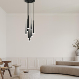 Kalofer  Cluster Pendant Ceiling Light Sandy Black - White Marble LED 3000K Dimmable - thumbnail 2