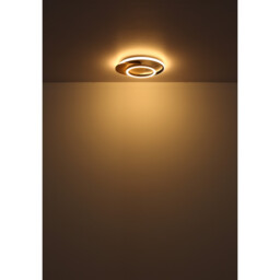 Julio Integrated LED Semi Flush Ceiling Light Grey Matt 3x LED 3000K - thumbnail 5