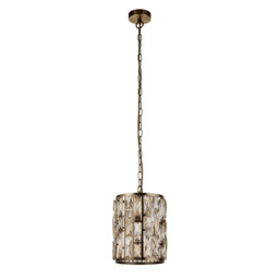 Bijou Pendant Antique Brass, Champagne Glass - thumbnail 2