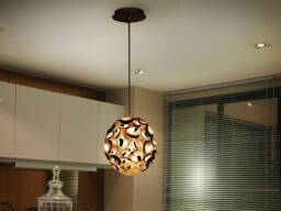 Narisa Spherical Ceiling Pendant Gold, Brown, E27