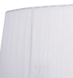 Louise Wall Lamp Left 2 Light E27 with White Shade Polished Chrome, Clear Crystal - thumbnail 5