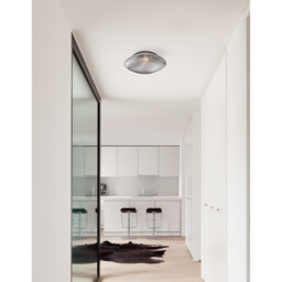 Sens Bathroom Ceiling Light Grey Glass Led E27 - thumbnail 2