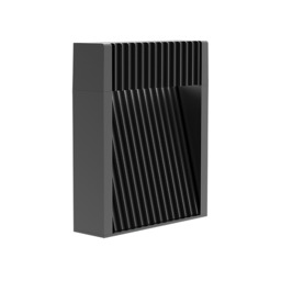 Zambelis 20cm Outdoor Modern Wall Lamp Graphite LED 3000K IP65