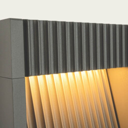 Zambelis 20cm Outdoor Modern Wall Lamp Graphite LED 3000K IP65 - thumbnail 3