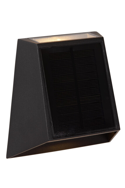 Luton Wall light Outdoor- Solar - LED Dim. 2850K/3150K IP54 - Day/Night Sensor - Black - image 1