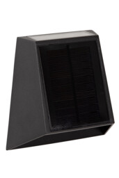 Luton Wall light Outdoor- Solar - LED Dim. 2850K/3150K IP54 - Day/Night Sensor - Black - thumbnail 2