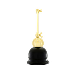 Nico Poster Light, Polished Brass, Matt Black Shade - thumbnail 3