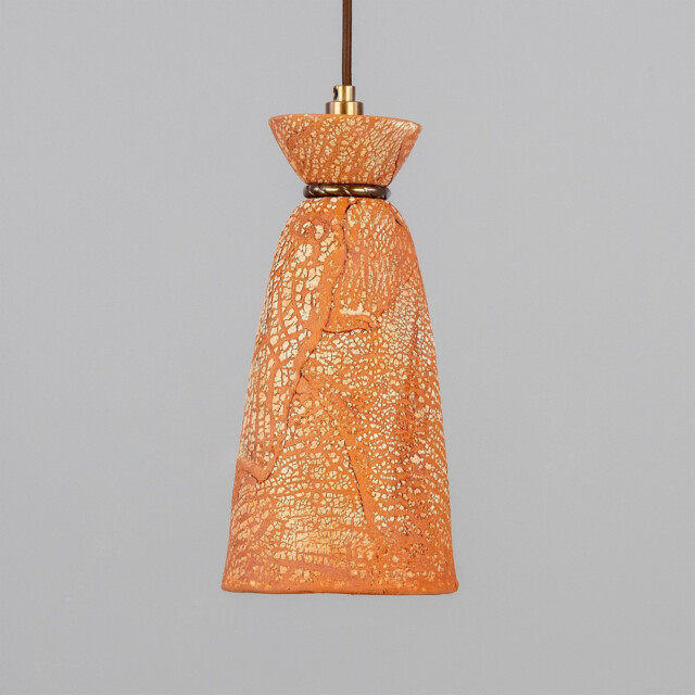 Parva Bathroom Pendant Red Iron, Antique Brass, IP44 - image 1