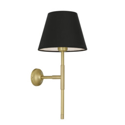 Tenby Wall Light, Satin Brass