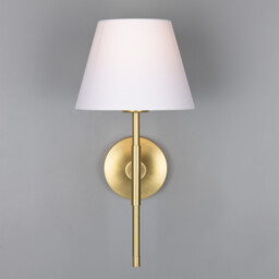 Tenby Wall Light, Satin Brass - thumbnail 5