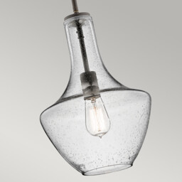 Everly 1 Light Small Dome Ceiling Pendant Light Bronze, E27 - thumbnail 3