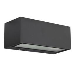 Nemesis Aluminium 1 Light Outdoor Wall Light Urban grey IP54, E27 - thumbnail 1
