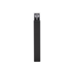 Selena 65cm Outdoor Bollard Anthracite Aluminium, LED E27 IP65