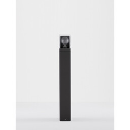 Selena 65cm Outdoor Bollard Anthracite Aluminium, LED E27 IP65 - thumbnail 3