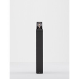 Selena 65cm Outdoor Bollard Anthracite Aluminium, LED E27 IP65 - thumbnail 5