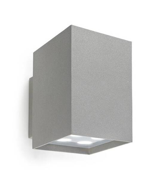 Afrodita Outdoor LED Up & Down Wall Light Grey 1690lm 3000K IP55 - Special Offer - image 1