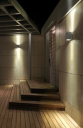 Afrodita Outdoor LED Up & Down Wall Light Grey 1690lm 3000K IP55 - Special Offer - thumbnail 2