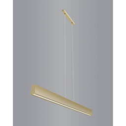 Hanok Linear Pendant 110°, 38W LED, 3000K, 2850lm, Sand Brown, 3yrs Warranty - thumbnail 2