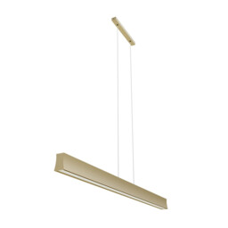 Hanok Linear Pendant 110°, 38W LED, 3000K, 2850lm, Sand Brown, 3yrs Warranty - thumbnail 1