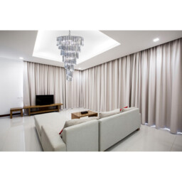 Sigma 9 Light Chandelier Chrome Finish with Acrylic Crystals, E14 - thumbnail 2