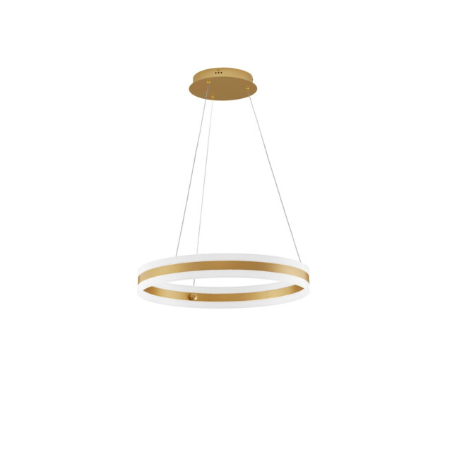 Agos Integrated LED Pendant Ceiling Light Gold Aluminium LED 75W 2947Lm 3000K - image 1