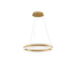Agos Integrated LED Pendant Ceiling Light Gold Aluminium LED 75W 2947Lm 3000K