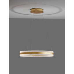 Agos Integrated LED Pendant Ceiling Light Gold Aluminium LED 75W 2947Lm 3000K - thumbnail 3