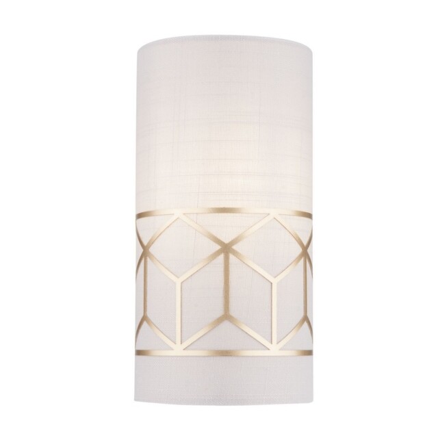Messina Flush Wall Lamp Gold, 1 Light, E14