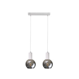 Supra Bar Pendant Ceiling Light White, 50cm, 2x E27