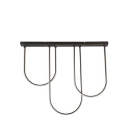 Chime LED Flush Light Ceiling Light Matt Black Metal - thumbnail 2